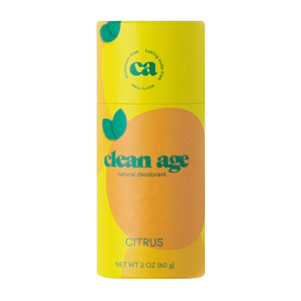 Clean Age Natural Deodorant, Citrus, 2 Oz